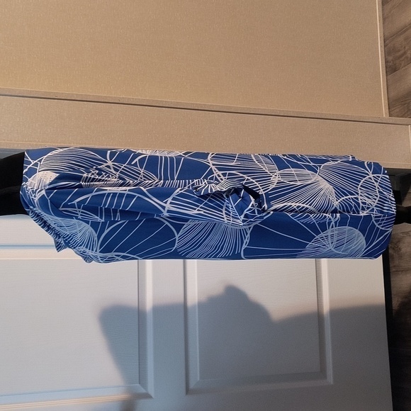 BANANA Republic 3/4 Sleeve Dress Blue/White Size M - Picture 3 of 10